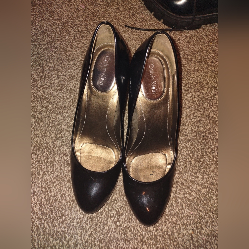 Calvin Klein black heels